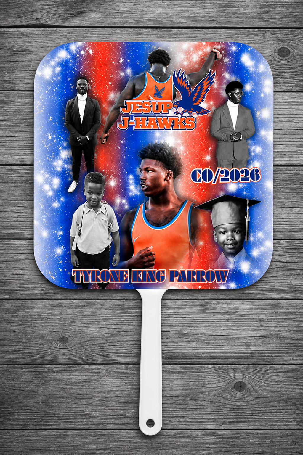 Custom Double-Sided Sublimated Fans