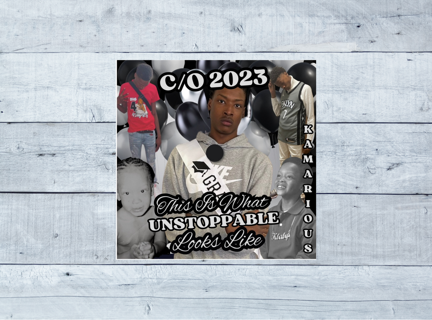 Custom Sublimated Graduation Hat Topper